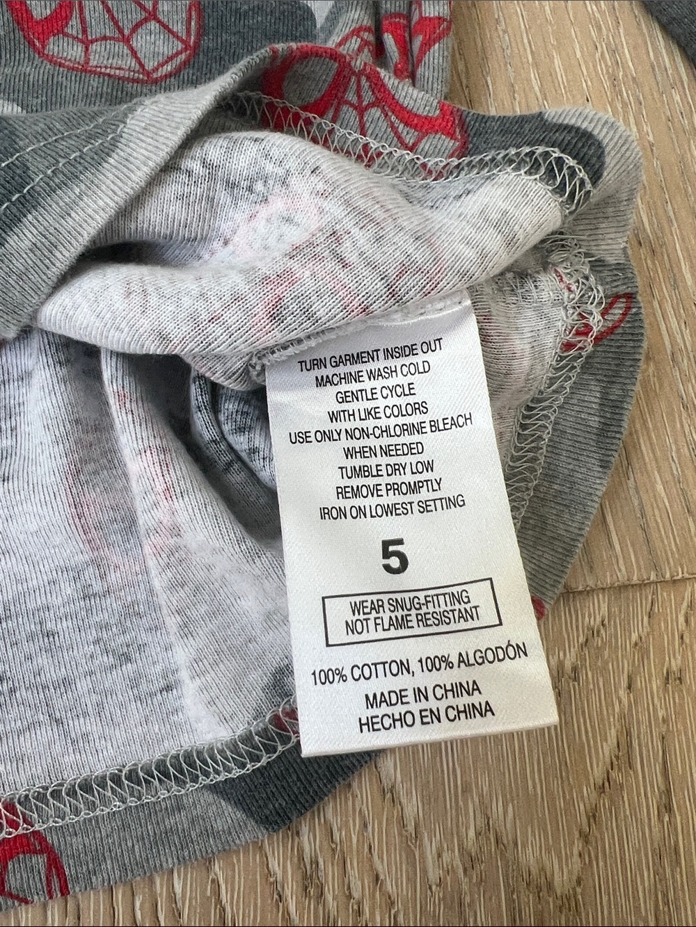 🕷️ 🦸🏻 Size 5 ~ Marvel Spider-Man Pajama Set - Picture 5 of 16